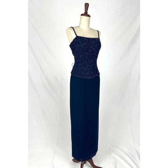 Chicas Dress Set Maxi Gown Jacket Women Medium Off White Embroidered Formal NWT - Picture 15 of 16